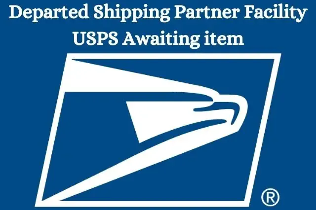 Departed Shipping Partner Facility USPS Awaiting Item